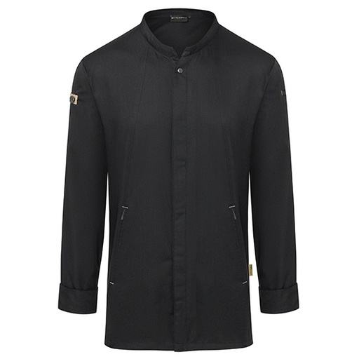 Kurtka Szefa Kuchni Slim z Kieszeniami KY051 - Black (ca. Pantone 419C)