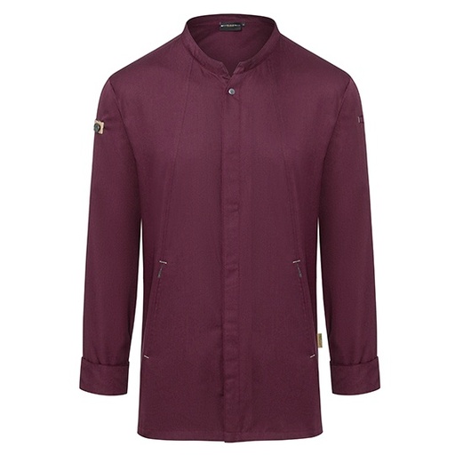 Kurtka Szefa Kuchni Slim Przewiewna Szybkoschnąca KY051 - Aubergine (ca. Pantone 5185C)
