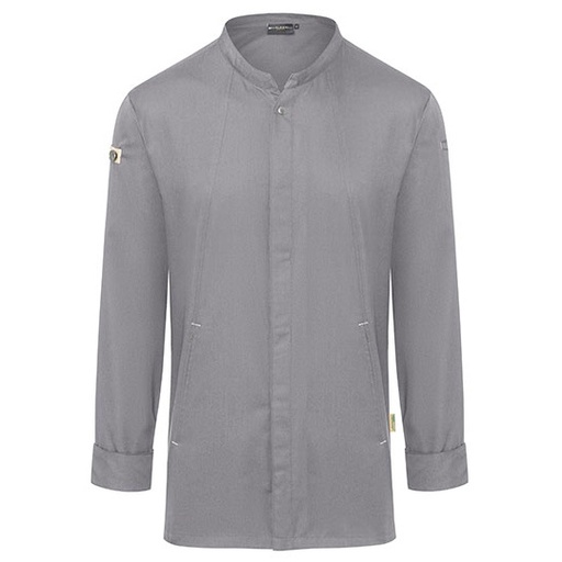 Kurtka Szefa Kuchni Slim Przewiewna Szybkoschnąca KY051 - Platinum Grey (ca. Pantone 4283C)