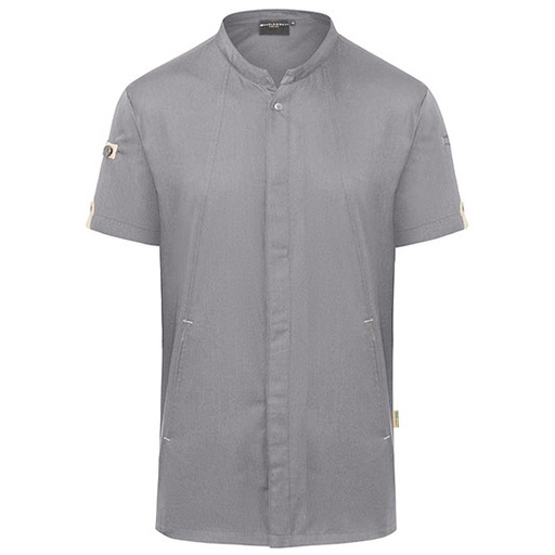Kurtka Szefa Kuchni Slim Przewiewna Szybkoschnaca KY052 - Platinum Grey (ca. Pantone 4283C)
