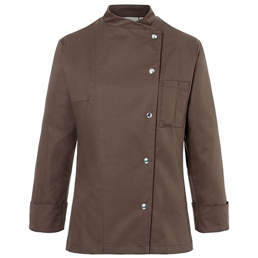 Kurtka Szefa Kuchni Damska Slim Twillowa KY070 - Light Brown (ca. Pantone 438C)