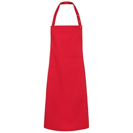 Fartuch Twillowy Material KY072 - Red (ca. Pantone 186C)