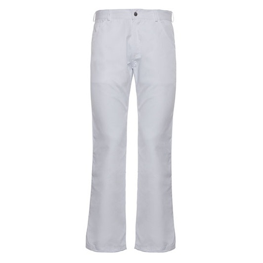 Spodnie Meskie Klasyczne Twill 5 Kieszeni KY093 - White