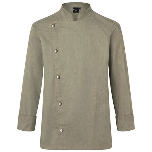 Kurtka Kucharska Jeansowa Slim KY099 - Vintage Moss Green (ca. Pantone 416C)