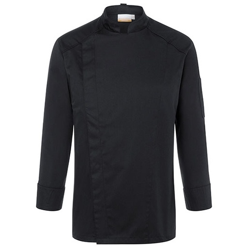 Kurtka szefa kuchni slim z długim rękawem KY102 - Black (ca. Pantone 419C)