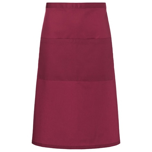 Fartuch Bistro KY112 - Bordeaux (ca. Pantone 209C)
