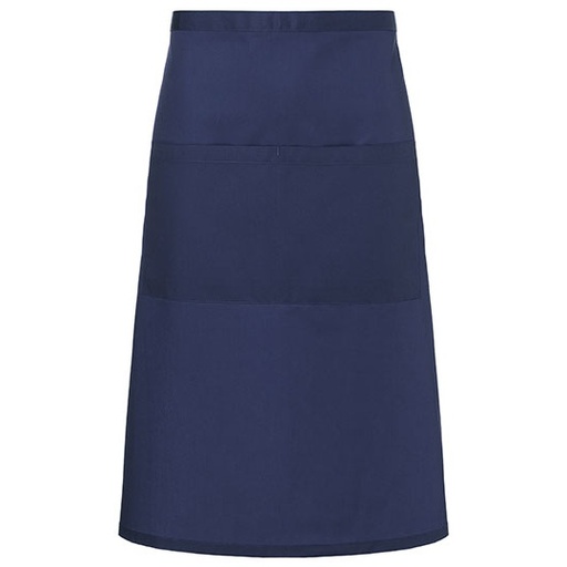 Fartuch Bistro Twillowy Poliester Bawelna KY112 - Navy (ca. Pantone 533C)