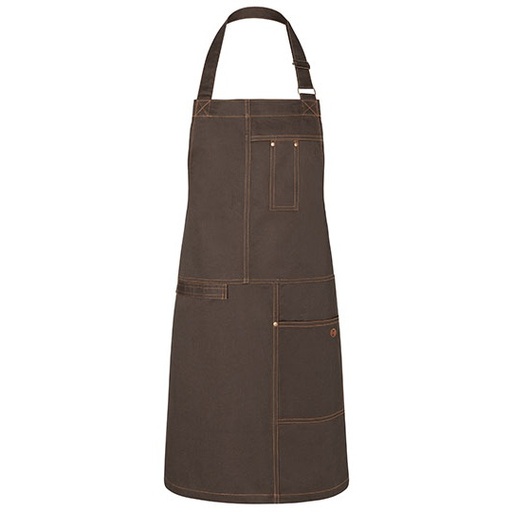 Fartuch Kelnerski Twill Bawelniany KY113 - Chocolate (ca. Pantone 440 C)