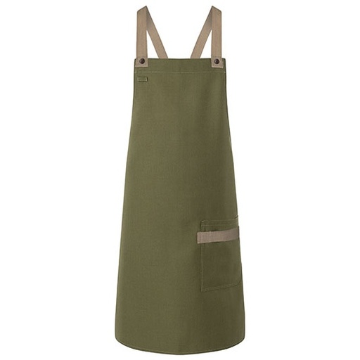 Fartuch Kelnerski Tkanina Twill Poliester Bawelna KY119 - Moss Green (ca. Pantone 7764C)