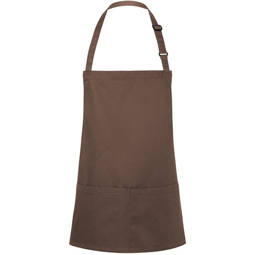 Fartuch Krotki Poliester Bawelna KY123 - Light Brown (ca. Pantone 438C)