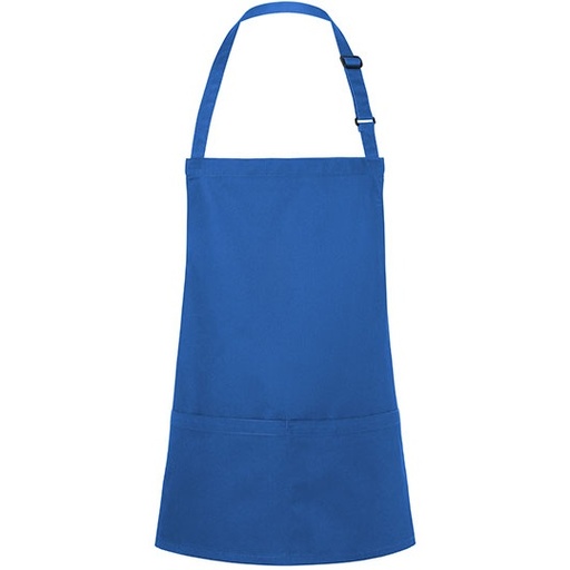 Fartuch Krótki Poliester Bawełna KY123 - Blue (ca. Pantone 7686C)