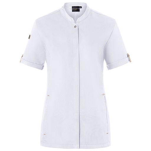 Bluza Kucharska Damska Slim Fit Oddychajaca KY135 - White