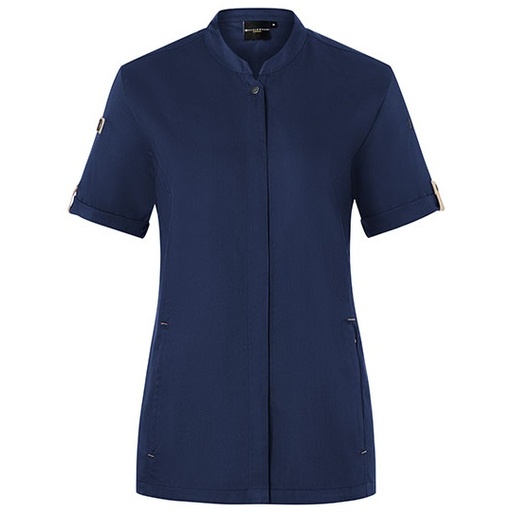 Bluza Kucharska Damska Slim Fit Oddychająca KY135 - Steel Blue (ca. Pantone 2380C)