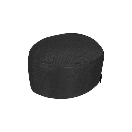 Czapka kucharska z siatką KY136 - Black (ca. Pantone 419C)