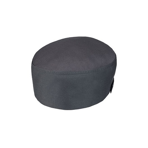 Czapka kucharska z siatką KY136 - Anthracite (ca. Pantone 7540C)