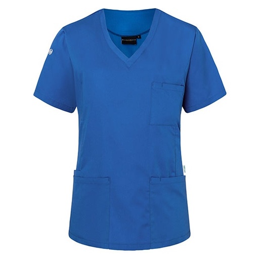 Tunika Damska Slim Twillowa z Recyklingu KY138 - Royal Blue (ca. Pantone 3506C)