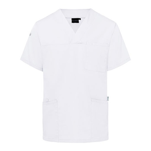 Męska tunika robocza z krótkim rękawem KY139 - White