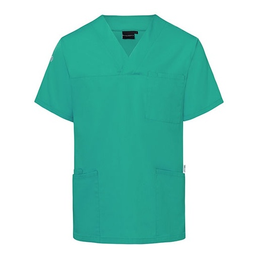 Tunika Meska Prosty Kroj Poliester Bawelna KY139 - Emerald Green (ca. Pantone 7717C)