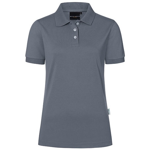 Damska koszulka polo slim KY142 - Anthracite