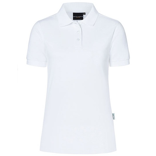 Damska koszulka polo slim KY142 - White