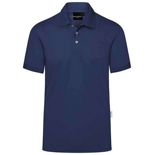 Koszulka Polo Męska Klasyczna Dzersej Pique Recykling KY143 - Navy (ca. Pantone 533C)
