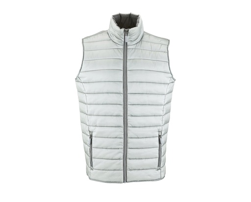 Męski lekki bezrękawnik L01436 - Metal Grey