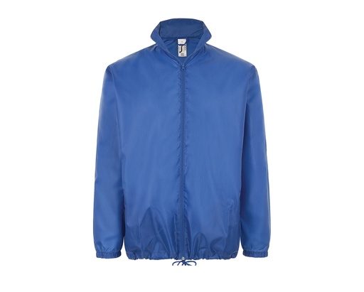 Kurtka Wiatrowka Unisex Poliester Wodoodporna L01618 - Royal Blue 241