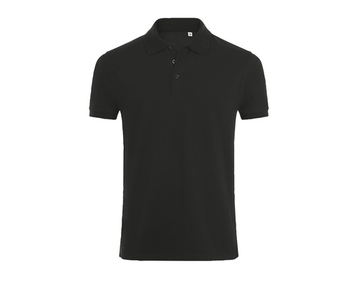 Męska koszulka polo L01708 - Black