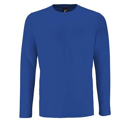 Koszulka Męska Długi Rękaw Bawełniana L02074 - Royal Blue 241