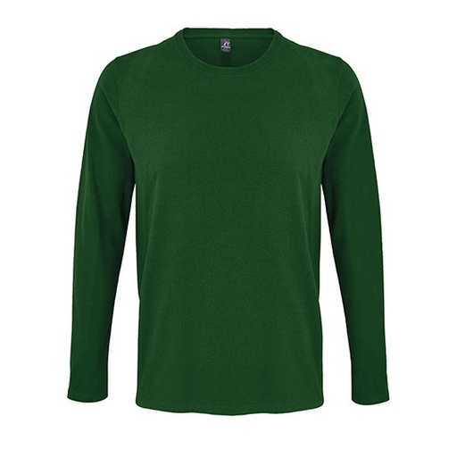 Koszulka Meska Dlugi Rekaw Bawelniana L02074 - Bottle Green