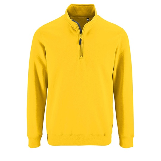 Bluza Męska Ze Stojka Z Zamkiem Bawełna Ring-Spun L02088 - Gold