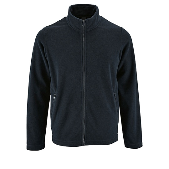 Bluza Męska Polarowa ze Stojka L02093 - Navy