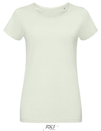 Damska koszulka Martin  - Creamy Green