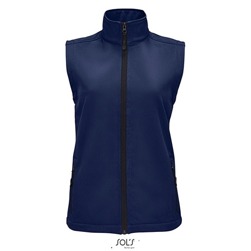 Damski bezrękawnik z miękkiego softshellu L02888 - French Navy