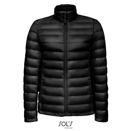 Damska kurtka pikowana slim L02899 - Black