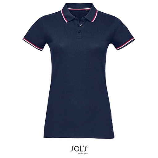 Damskie polo L02950 - French Navy