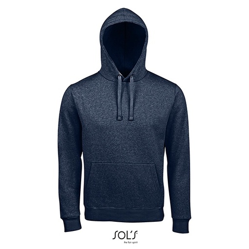 Bluza męska z kapturem i kieszenią L02991 - Heather Denim