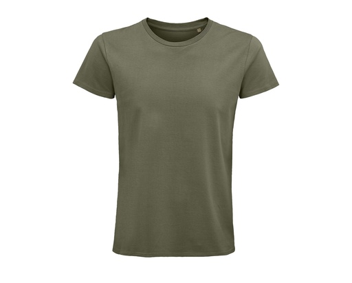 T-shirt męski z krótkim rękawem L03565 - Khaki