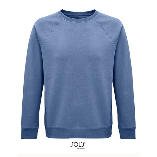 Bluza unisex z raglanowymi rękawami L03567 - Blue