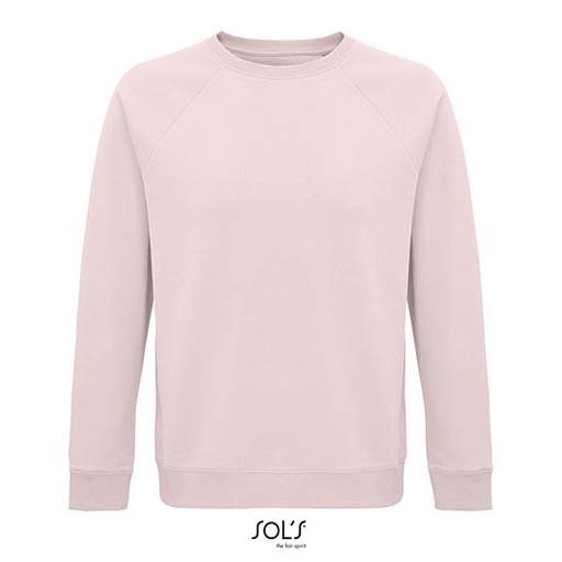 Bluza unisex raglanowa L03567 - Pale Pink