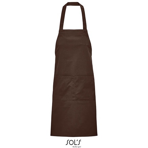 Fartuch unisex L03569 - Chocolate