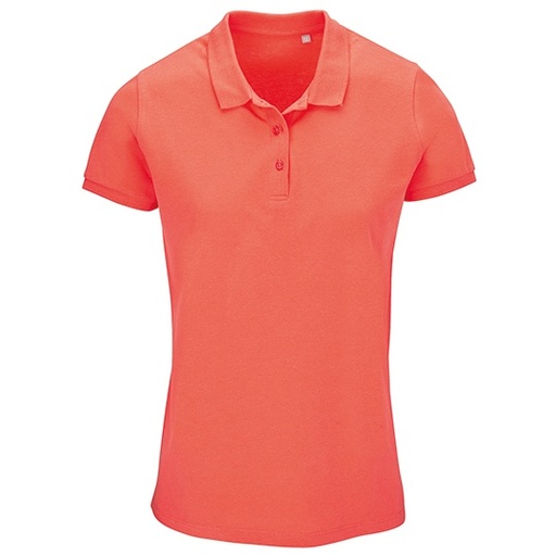 Damska koszulka polo L03575 - Pop Orange