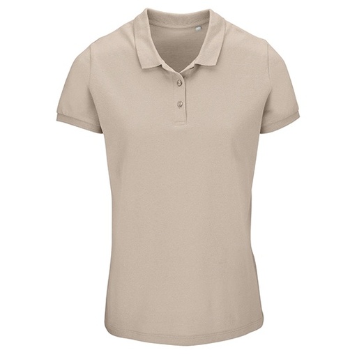 Koszulka Polo Damska Klasyczna Bawelna Organiczna Pique L03575 - Rope