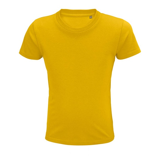 T-shirt Dziecięcy Klasyczny Bawełna Organiczna L03578 - Gold