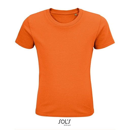 T-shirt dziecięcy z krótkim rękawem L03578 - Orange