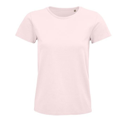 T-shirt Klasyczny Bawełna Organiczna L03579 - Pale Pink