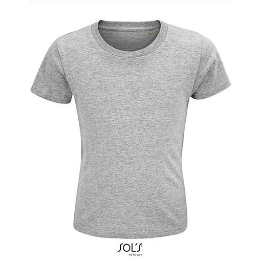 T-shirt dziecięcy L03580 - Grey Melange