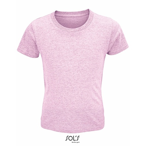 T-shirt dziecięcy z krótkim rękawem L03580 - Heather Pink