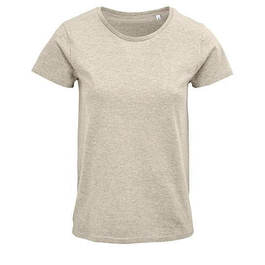 T-shirt Dziecięcy Krótki Rękaw Bawełna Organiczna L03580 - Heather Beige