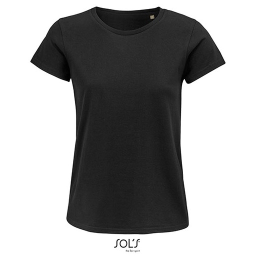 Damski T-shirt L03581 - Deep Black